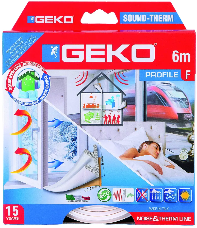 Guarnizione Adesiva Isolamento Termico e Acustico MT.6 Bianca — Guarnizioni e tenute — rif. FERX.VIT59736