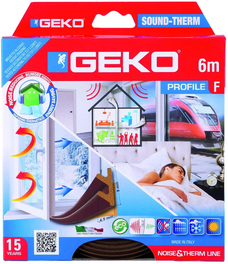 Guarnizione Adesiva Isolamento Termico e Acustico MT.6 Marrone — Guarnizioni e tenute — rif. FERX.VIT59737