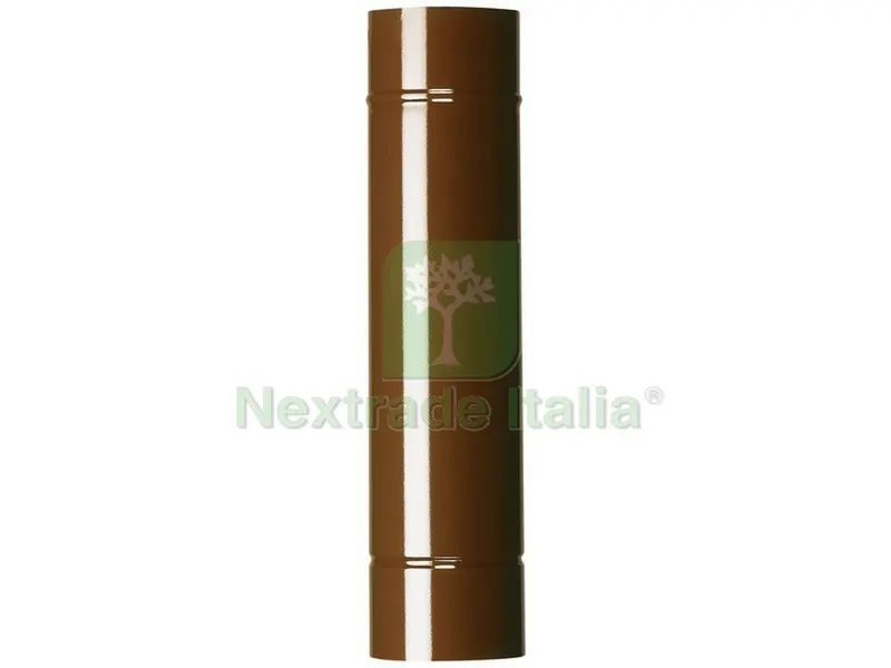 12PZ Tubo per Stufa a Legna Porcellanato Classic Col. Marrone Ø cm. 13x 25 — Canne fumarie e fumisteria — rif. FERX.VIT54934 12PZ Tubo per Stufa a Legna Porcellanato Classic Col. Marrone Ø cm. 13x 25 — Canne fumarie e fumisteria — rif. FERX.VIT54934