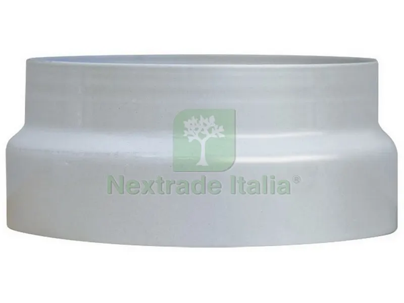 Riduzione per Stufa a Legna Porcellanato Classic Col. Bianco Ø cm. 12x10 — Stufe e camini — rif. FERX.VIT55067
