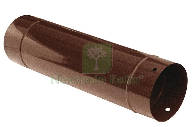 12PZ Tubo per Stufa Col. Nero cm. 12x100 — Canne fumarie e fumisteria — rif. FERX.VIT9786