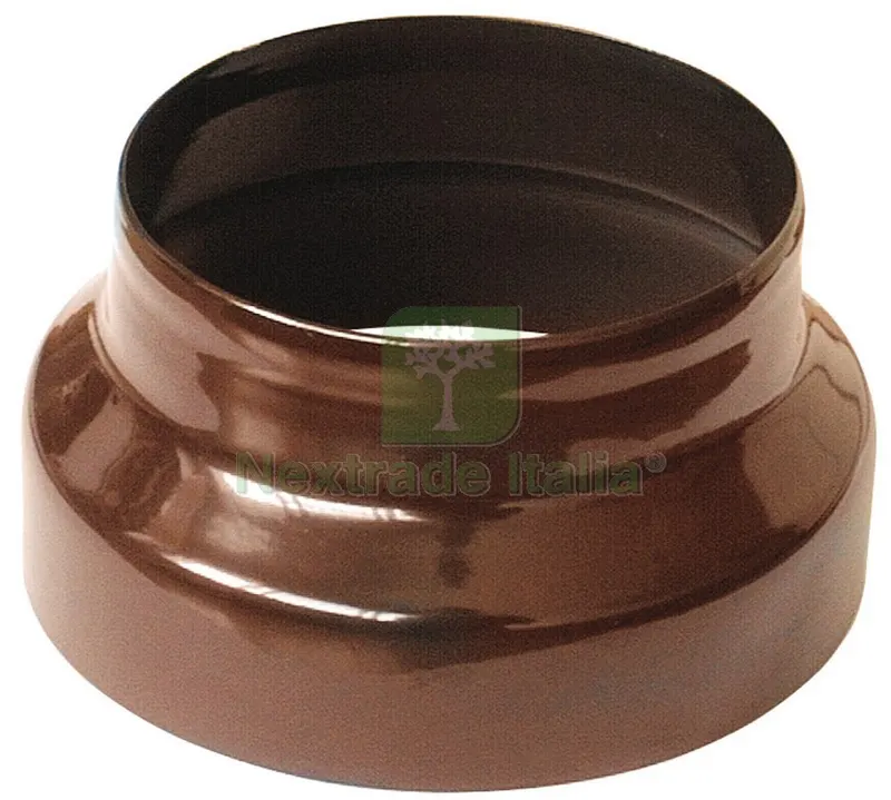 RIDUZIONE PER TUBI STUFA Col. Marrone Ø cm. 12x10 — Tubi e raccordi — rif. FERX.VIT2876 RIDUZIONE PER TUBI STUFA Col. Marrone Ø cm. 12x10 — Tubi e raccordi — rif. FERX.VIT2876