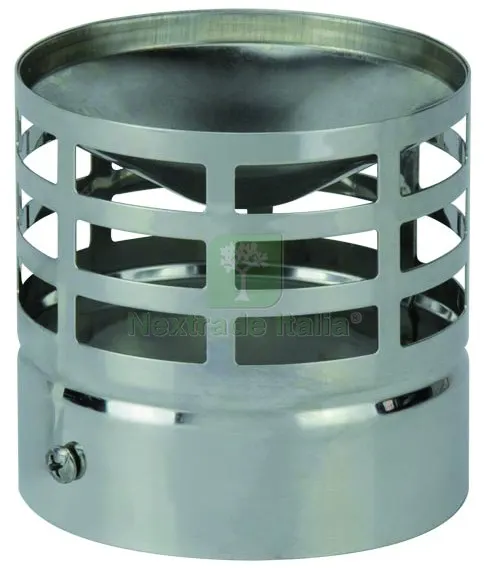 Terminale di Scarico per Tubi Stufe a Pellet in Acciaio Inox Ø cm. 8 — Stufe e camini — rif. FERX.VIT58440