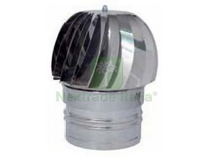 FUMAIOLO GIREVOLE GLOBO Tondo (attacco maschio) Ø cm. 25 — Tubi e raccordi — rif. FERX.VIT7901 FUMAIOLO GIREVOLE GLOBO Tondo (attacco maschio) Ø cm. 25 — Tubi e raccordi — rif. FERX.VIT7901