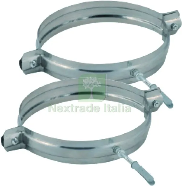 COLLARE INOX PER TUBI VITE E TASSELLO Ø cm.13, pz. 2 — Tasselli e ancoraggi — rif. FERX.VIT60143
