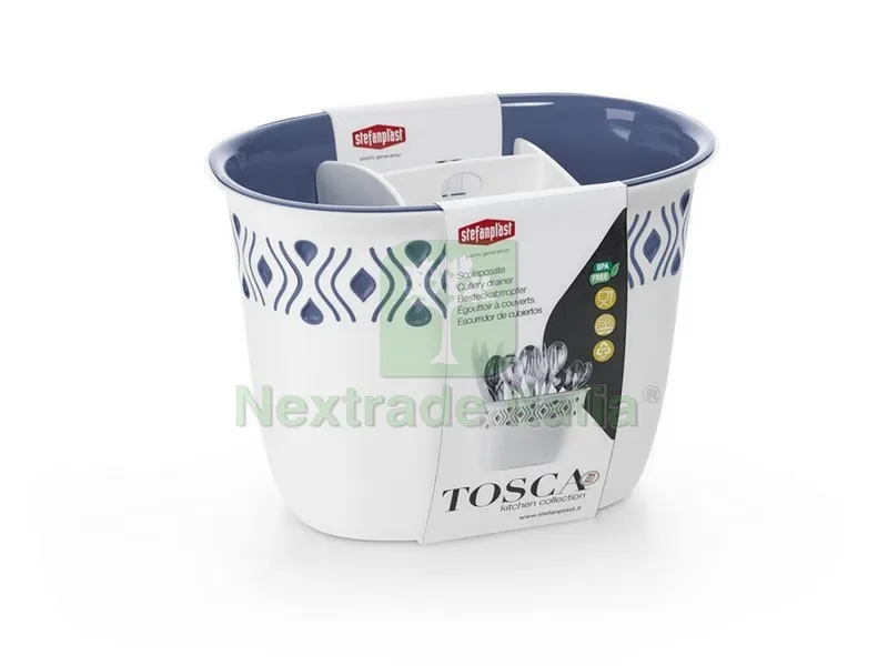 SCOLAPOSATE TOSCA bianco/blu palace — Casalinghi e organizzazione — rif. FERX.VIT47771