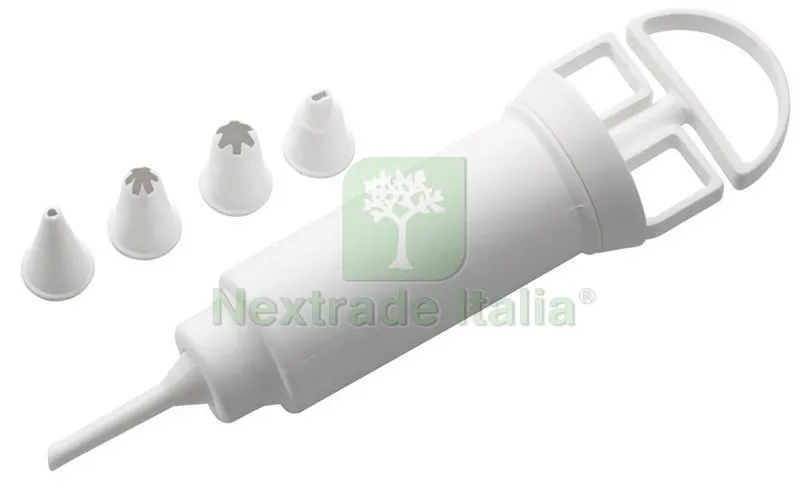 SIRINGA DECORATRICE + 5 BECCUCCI — Casalinghi e organizzazione — rif. FERX.VIT25371