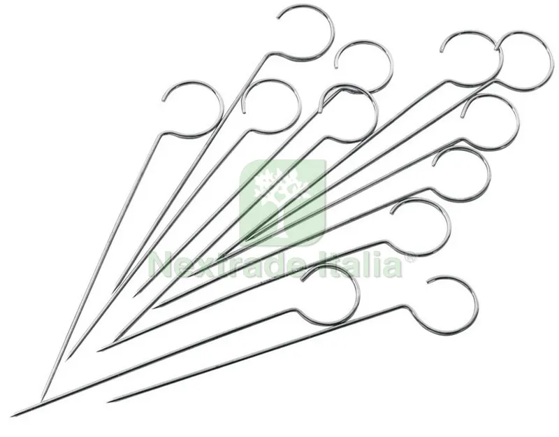 SET SPIEDINI INOX 12 PEZZI mm. 100 — Tempo libero outdoor — rif. FERX.VIT25373 SET SPIEDINI INOX 12 PEZZI mm. 100 — Tempo libero outdoor — rif. FERX.VIT25373