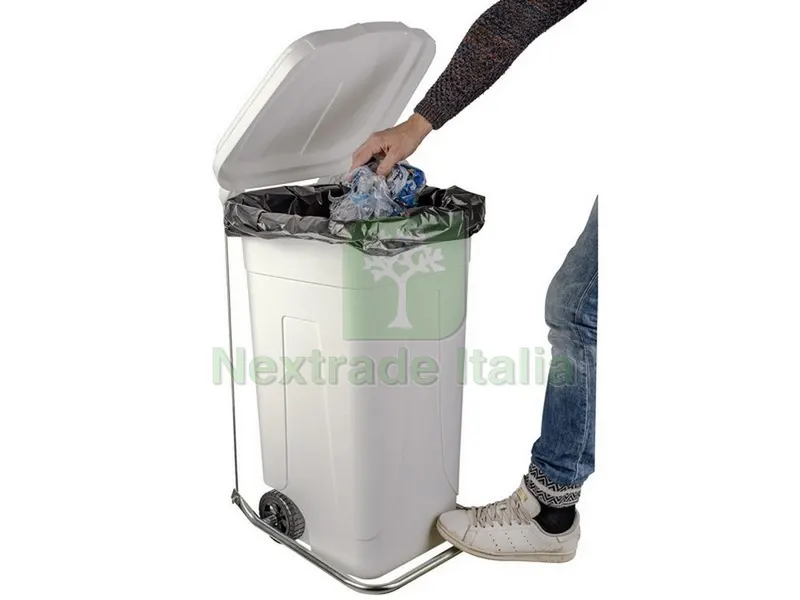KIT PEDALE + ASTE PER BIDONE PER DIFFERENZIATA Lt. 80 — Casalinghi e organizzazione — rif. FERX.VIT54156 — foto 2