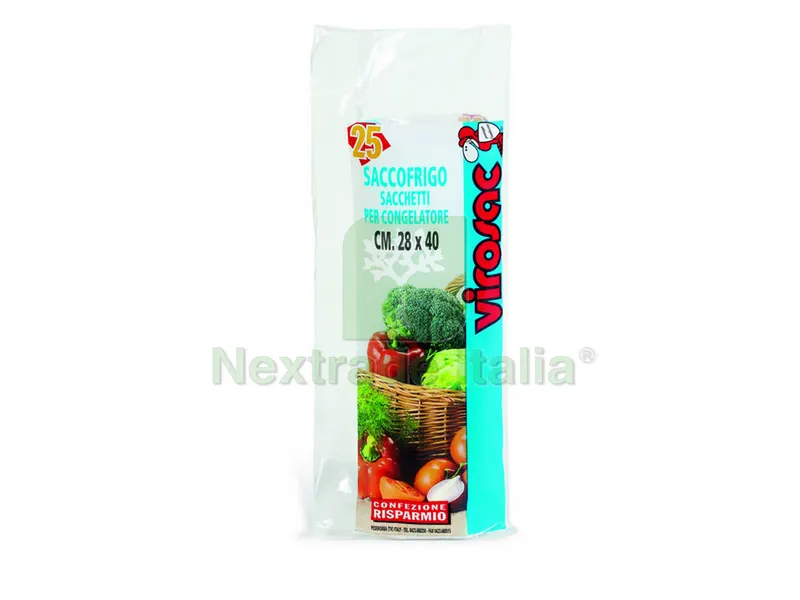 50RT SACCHETTO PER CONGELATORE SACCOFRIGO cm. 23x32 40 sacchi — Casalinghi e organizzazione — rif. FERX.VIT41087 50RT SACCHETTO PER CONGELATORE SACCOFRIGO cm. 23x32 40 sacchi — Casalinghi e organizzazione — rif. FERX.VIT41087