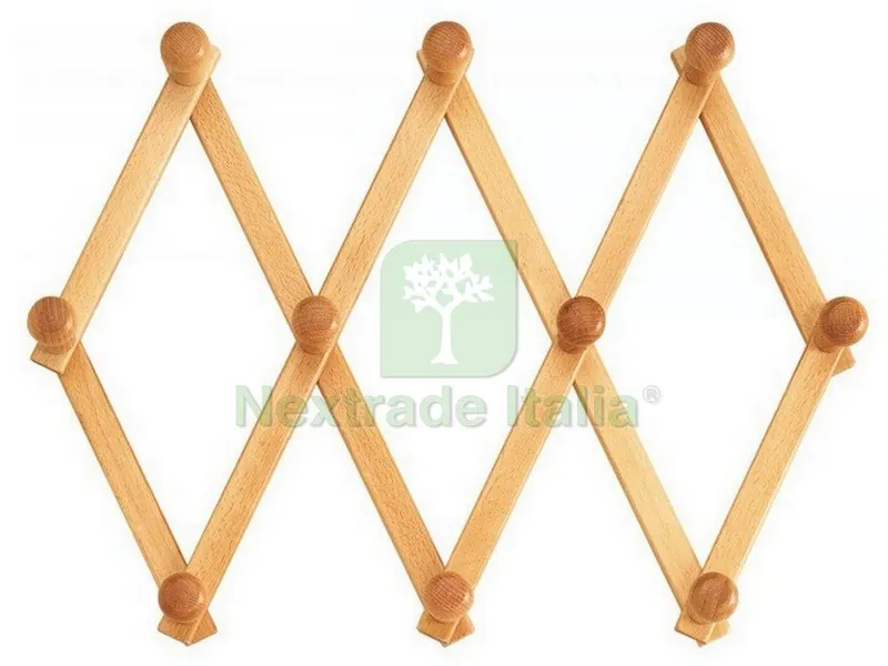 APPENDIABITO ESTENSIBILE 4 posti Legno Chiaro — Casalinghi e organizzazione — rif. FERX.VIT38368 APPENDIABITO ESTENSIBILE 4 posti Legno Chiaro — Casalinghi e organizzazione — rif. FERX.VIT38368