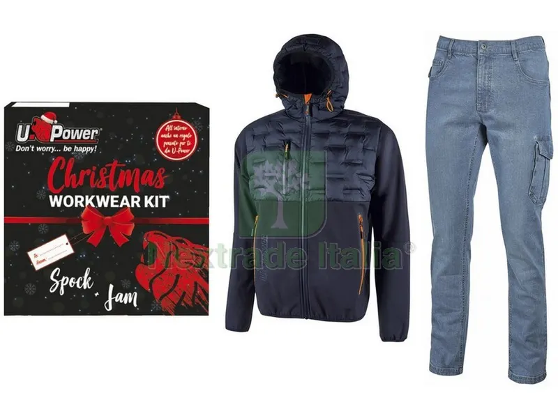 CHRISTMAS WORKWEAR KIT SPOCK DEEP BLU + JAM DENIM Mis. M — Casalinghi e organizzazione — rif. FERX.VIT55448