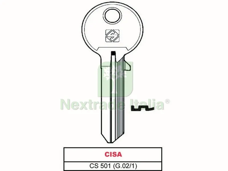 10PZ CHIAVE ASC CS 501 (G.VAC 1) CISA — Serrature e cilindri — rif. FERX.VIT10047 10PZ CHIAVE ASC CS 501 (G.VAC 1) CISA — Serrature e cilindri — rif. FERX.VIT10047