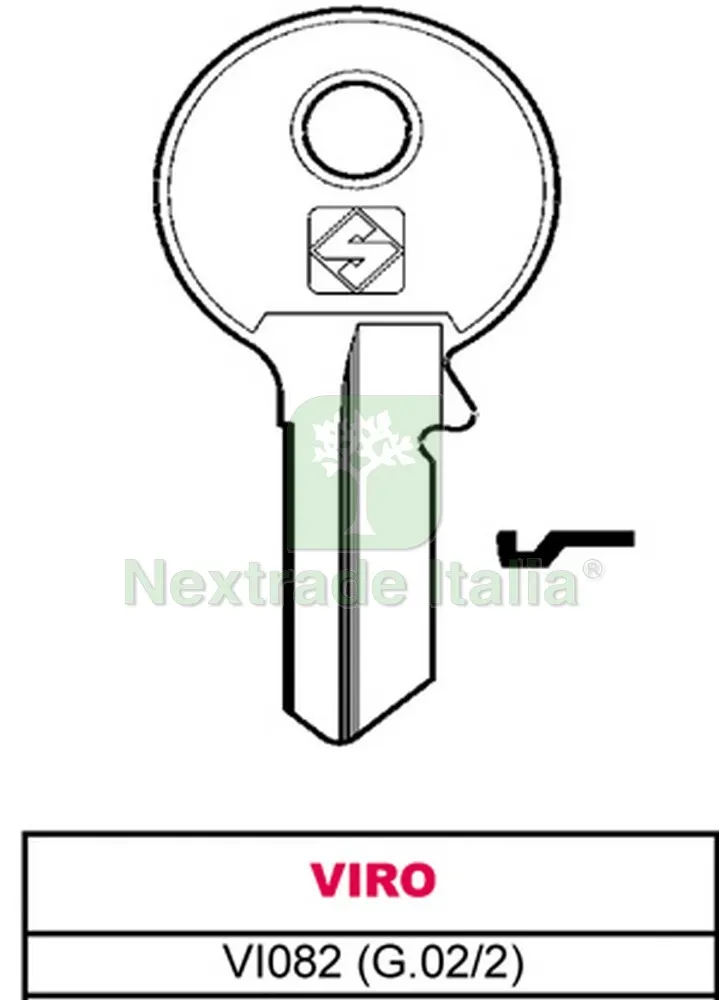 20PZ CHIAVE ASC VI082 (G.VAC 2) VIRO — Serrature e cilindri — rif. FERX.VIT4925 20PZ CHIAVE ASC VI082 (G.VAC 2) VIRO — Serrature e cilindri — rif. FERX.VIT4925