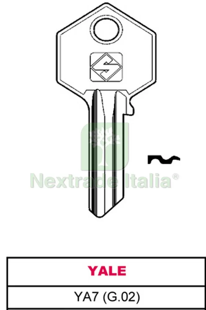 20PZ CHIAVE OTTONE YA7 (G.VAC 0) YALE — Serrature e cilindri — rif. FERX.VIT11695 20PZ CHIAVE OTTONE YA7 (G.VAC 0) YALE — Serrature e cilindri — rif. FERX.VIT11695