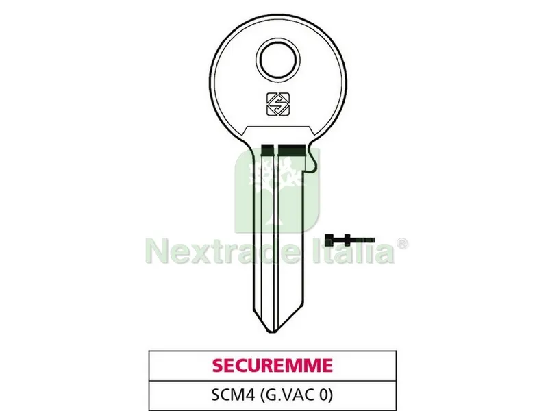 20PZ CHIAVE OTTONE SCM4 (G. VAC 0) SECUREMME — Serrature e cilindri — rif. FERX.VIT47578 20PZ CHIAVE OTTONE SCM4 (G. VAC 0) SECUREMME — Serrature e cilindri — rif. FERX.VIT47578