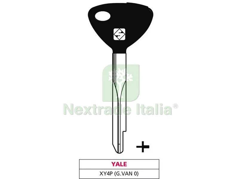 5PZ CHIAVE A CROCE FERRO XY4P (G. VAN 0) YALE — Ferramenta porte e finestre — rif. FERX.VIT47675
