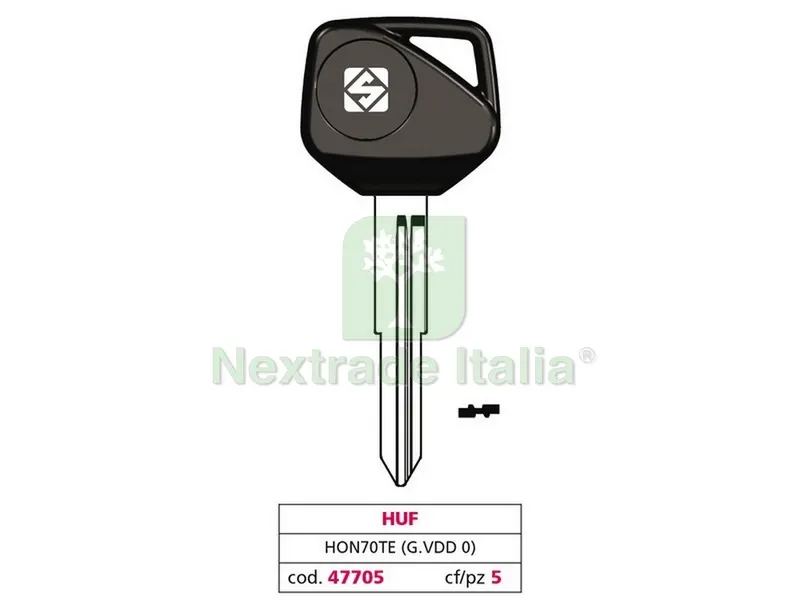 5PZ CHIAVE PER AUTO HON70TE (G. VDD 0) HUF — Ferramenta porte e finestre — rif. FERX.VIT47705 5PZ CHIAVE PER AUTO HON70TE (G. VDD 0) HUF — Ferramenta porte e finestre — rif. FERX.VIT47705