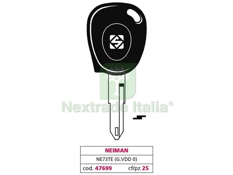 5PZ CHIAVE PER AUTO NE73TE (G. VDD 0) NEIMAN — Ferramenta porte e finestre — rif. FERX.VIT47699 5PZ CHIAVE PER AUTO NE73TE (G. VDD 0) NEIMAN — Ferramenta porte e finestre — rif. FERX.VIT47699
