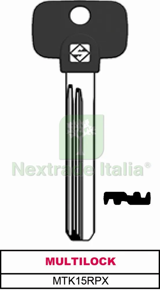 5PZ CHIAVE PUNZONATA MULTILOCK MTK15RPX — Serrature e cilindri — rif. FERX.VIT55988 5PZ CHIAVE PUNZONATA MULTILOCK MTK15RPX — Serrature e cilindri — rif. FERX.VIT55988