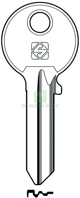 20PZ CHIAVE ASC CS38 (G. VAC 0) CISA — Ferramenta porte e finestre — rif. FERX.VIT57204