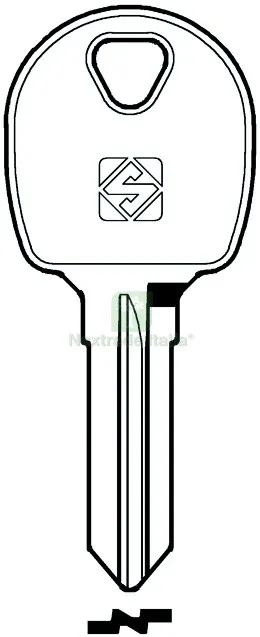 20PZ CHIAVE ASC RO84 (G. VAE 0) RONIS — Ferramenta porte e finestre — rif. FERX.VIT57219