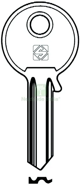 20PZ CHIAVE ASC WE3R (G. VAC 4) WELKA — Ferramenta porte e finestre — rif. FERX.VIT11702