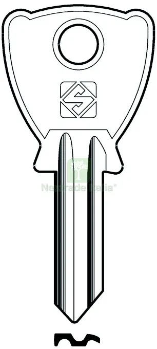 20PZ CHIAVE OTTONE BE200 (G. VAC 0) BETA — Ferramenta porte e finestre — rif. FERX.VIT30371 20PZ CHIAVE OTTONE BE200 (G. VAC 0) BETA — Ferramenta porte e finestre — rif. FERX.VIT30371