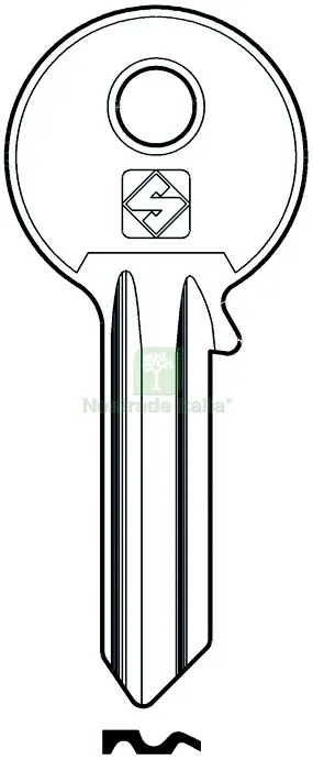 20PZ CHIAVE OTTONE FF1 (G. VAC 0) F.F. — Ferramenta porte e finestre — rif. FERX.VIT57231 20PZ CHIAVE OTTONE FF1 (G. VAC 0) F.F. — Ferramenta porte e finestre — rif. FERX.VIT57231