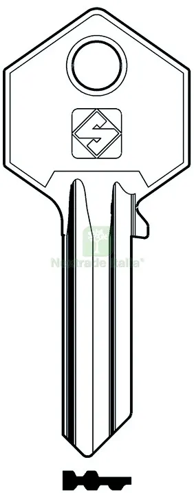 20PZ CHIAVE OTTONE YA63 (G. VAE 0) YALE — Ferramenta porte e finestre — rif. FERX.VIT57278 20PZ CHIAVE OTTONE YA63 (G. VAE 0) YALE — Ferramenta porte e finestre — rif. FERX.VIT57278