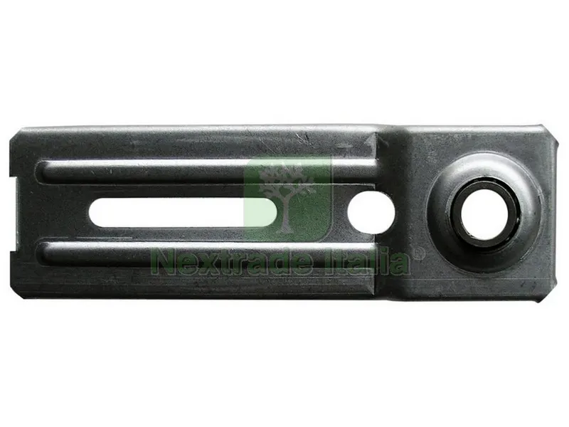 10PZ PIASTRA PER SUPPORTO A TELAIO CON CUSCINETTO — Attrezzi da giardino — rif. FERX.VIT44181