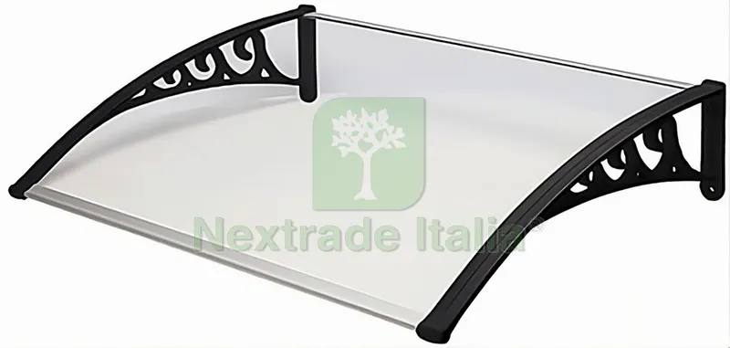 PENSILINA POLICARBONATO mod. Compatto trasparente cm.100x120 — Gazebo e strutture giardino — rif. FERX.VIT58506 PENSILINA POLICARBONATO mod. Compatto trasparente cm.100x120 — Gazebo e strutture giardino — rif. FERX.VIT58506