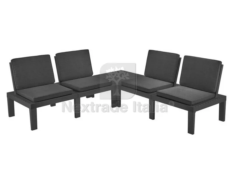SET DA GIARDINO MOLOK col. Antracite — Casalinghi e organizzazione — rif. FERX.VIT48995 SET DA GIARDINO MOLOK col. Antracite — Casalinghi e organizzazione — rif. FERX.VIT48995