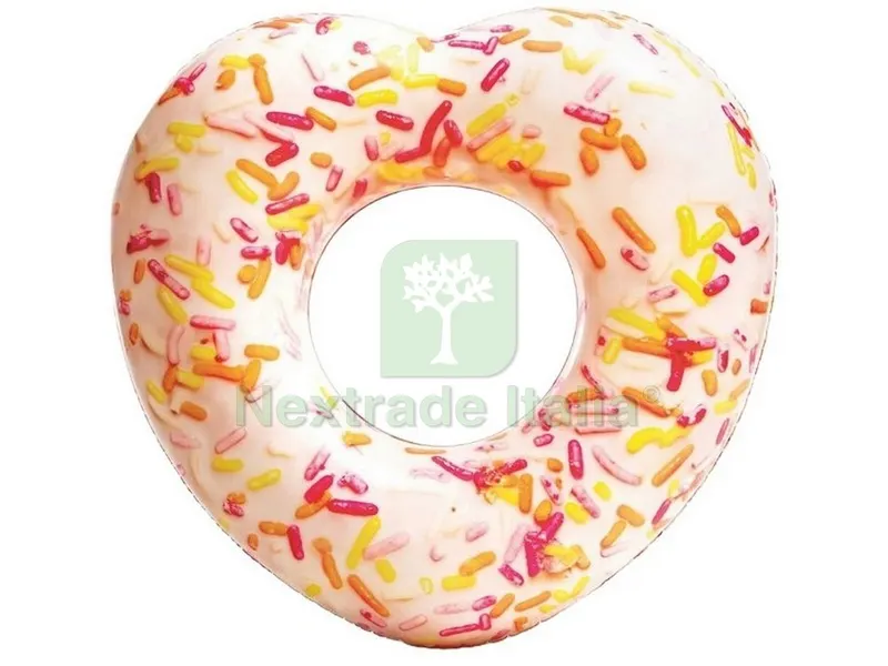 CIAMBELLA DONUT HEART cm. 94x89x25 — Tempo libero outdoor — rif. FERX.VIT54389