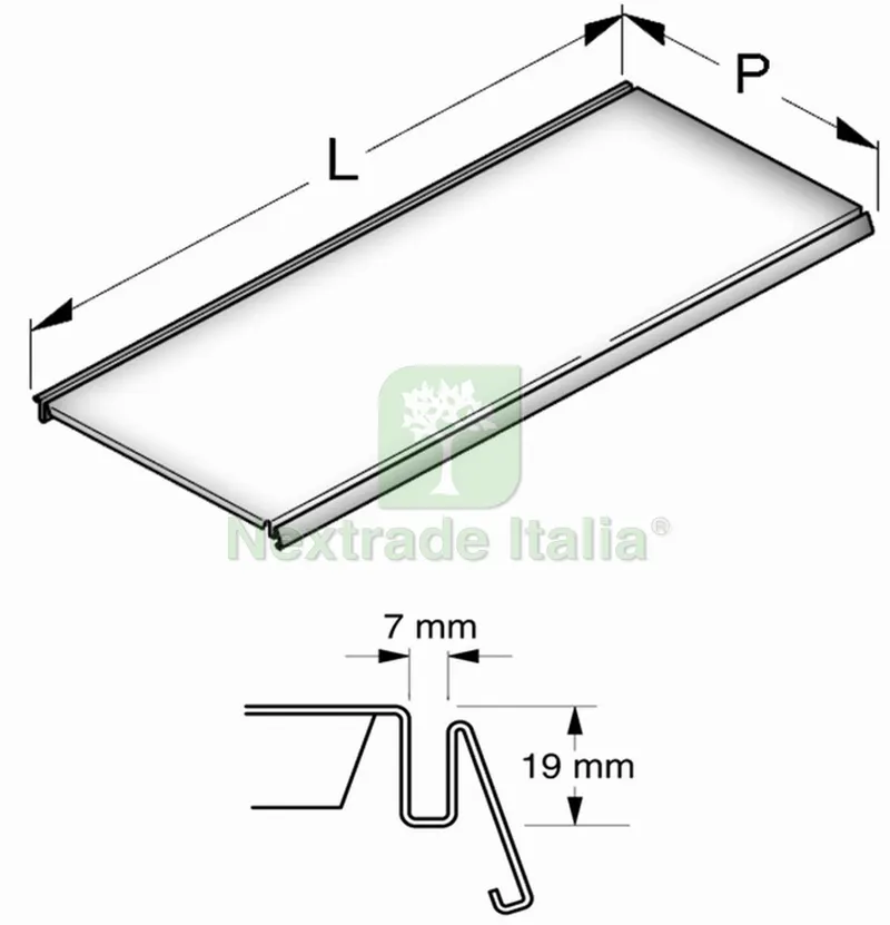 RIPIANO LISCIO cm. 37x100 Col. Bianco RAL9001 — Casalinghi e organizzazione — rif. FERX.VIT49780 RIPIANO LISCIO cm. 37x100 Col. Bianco RAL9001 — Casalinghi e organizzazione — rif. FERX.VIT49780
