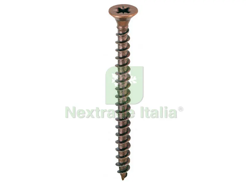 500CT VITE TRUCIOLARE TSP FERRO BRONZATO mm.4,5x25 — Pannelli e tavole in legno — rif. FERX.VIT37634 500CT VITE TRUCIOLARE TSP FERRO BRONZATO mm.4,5x25 — Pannelli e tavole in legno — rif. FERX.VIT37634