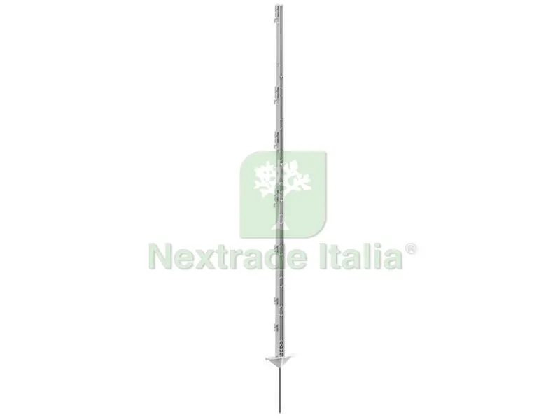 PALETTO PER ELETTRIFICATORE DOPPIO PIEDINO h. cm. 156 pz.5 — Recinto elettrico — rif. FERX.VIT48062