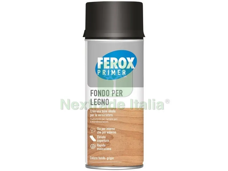6PZ FEROX FONDO PER LEGNO ml.400 — Vernici e smalti — rif. FERX.VIT55236 6PZ FEROX FONDO PER LEGNO ml.400 — Vernici e smalti — rif. FERX.VIT55236