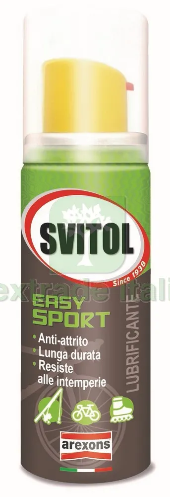 LUBRIFICANTE SVITOL EASY SPORT ml. 200 — Lubrificanti e oli — rif. FERX.VIT33100 LUBRIFICANTE SVITOL EASY SPORT ml. 200 — Lubrificanti e oli — rif. FERX.VIT33100