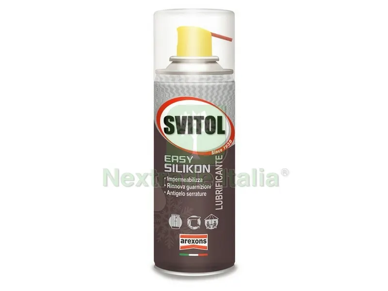 SPRAY LUBRIFICANTE SVITOL EASY SILIKON ml. 200 — Lubrificanti e oli — rif. FERX.VIT33103 SPRAY LUBRIFICANTE SVITOL EASY SILIKON ml. 200 — Lubrificanti e oli — rif. FERX.VIT33103