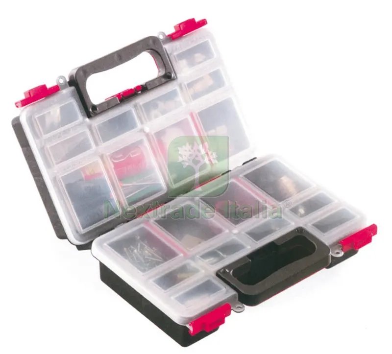 CASSETTA PORTAMINUTERIA TYGER DOUBLE MINI cm. 29x20x12 h — Casalinghi e organizzazione — rif. FERX.VIT23667 CASSETTA PORTAMINUTERIA TYGER DOUBLE MINI cm. 29x20x12 h — Casalinghi e organizzazione — rif. FERX.VIT23667