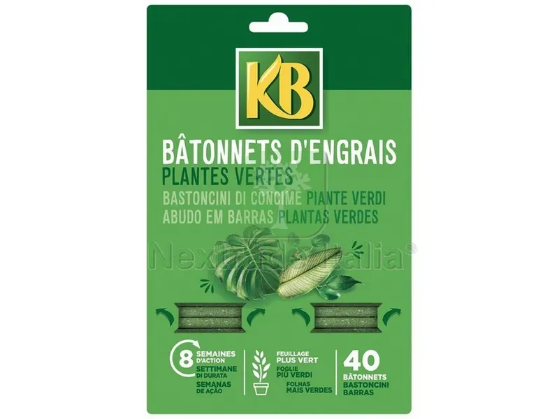 CONCIME BASTONCINI FERTILIZZANTI PIANTE VERDI pz. 40 — Protezione piante e sementi — rif. FERX.VIT52872 CONCIME BASTONCINI FERTILIZZANTI PIANTE VERDI pz. 40 — Protezione piante e sementi — rif. FERX.VIT52872