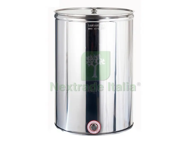 CONTENITORE ENOLOGICO INOX LISCIO AGGRAFFATO CON COPERCHIO lt. 100 — Casalinghi e organizzazione — rif. FERX.VIT48540 CONTENITORE ENOLOGICO INOX LISCIO AGGRAFFATO CON COPERCHIO lt. 100 — Casalinghi e organizzazione — rif. FERX.VIT48540