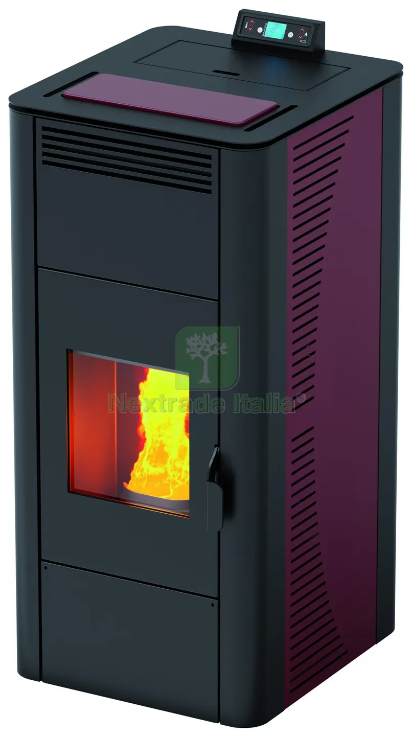 TERMOSTUFA A PELLET IDRO 20 - KW 18,2 Col. Bordeaux con telecomando — Stufe e camini — rif. FERX.VIT59931 TERMOSTUFA A PELLET IDRO 20 - KW 18,2 Col. Bordeaux con telecomando — Stufe e camini — rif. FERX.VIT59931