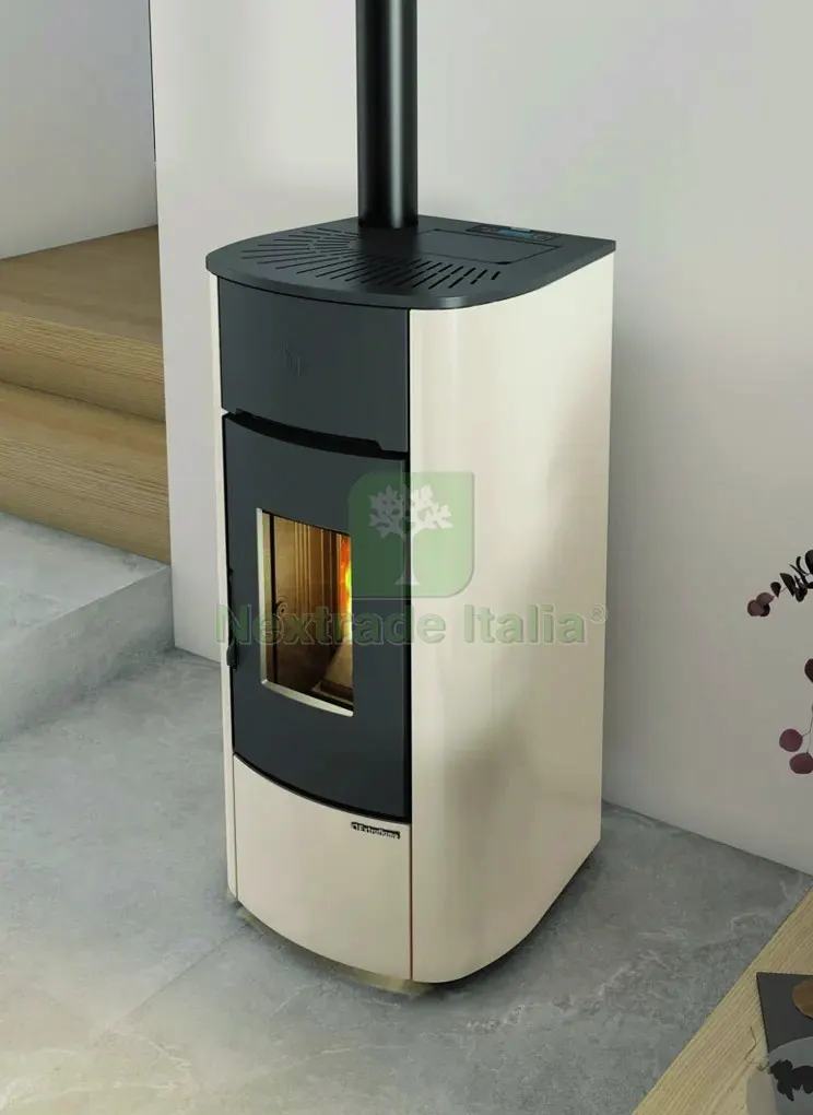 Extraflame STUFA A PELLET CANALIZZATA MARIELLA PLUS Col. Avorio — Stufe e camini — rif. FERX.VIT59704 Extraflame STUFA A PELLET CANALIZZATA MARIELLA PLUS Col. Avorio — Stufe e camini — rif. FERX.VIT59704