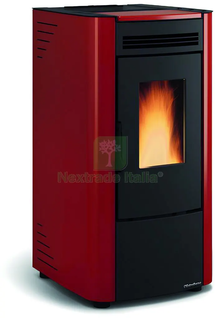 Extraflame STUFA A PELLET KETTY 5.0 Col. Bordeaux — Stufe e camini — rif. FERX.VIT57336 Extraflame STUFA A PELLET KETTY 5.0 Col. Bordeaux — Stufe e camini — rif. FERX.VIT57336