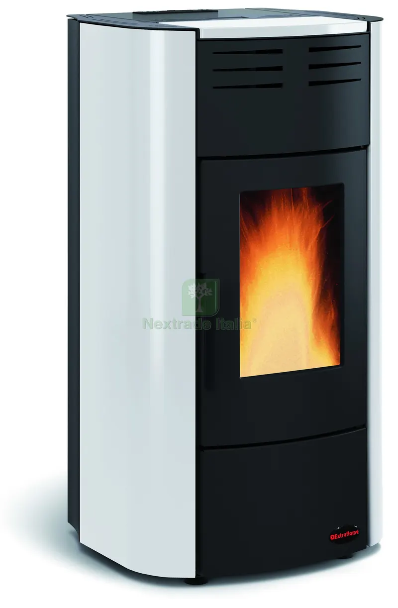 Extraflame TERMOSTUFA A PELLET RAFFAELLA IDRO H15 5.0 Col. Bianco — Stufe e camini — rif. FERX.VIT57340 Extraflame TERMOSTUFA A PELLET RAFFAELLA IDRO H15 5.0 Col. Bianco — Stufe e camini — rif. FERX.VIT57340