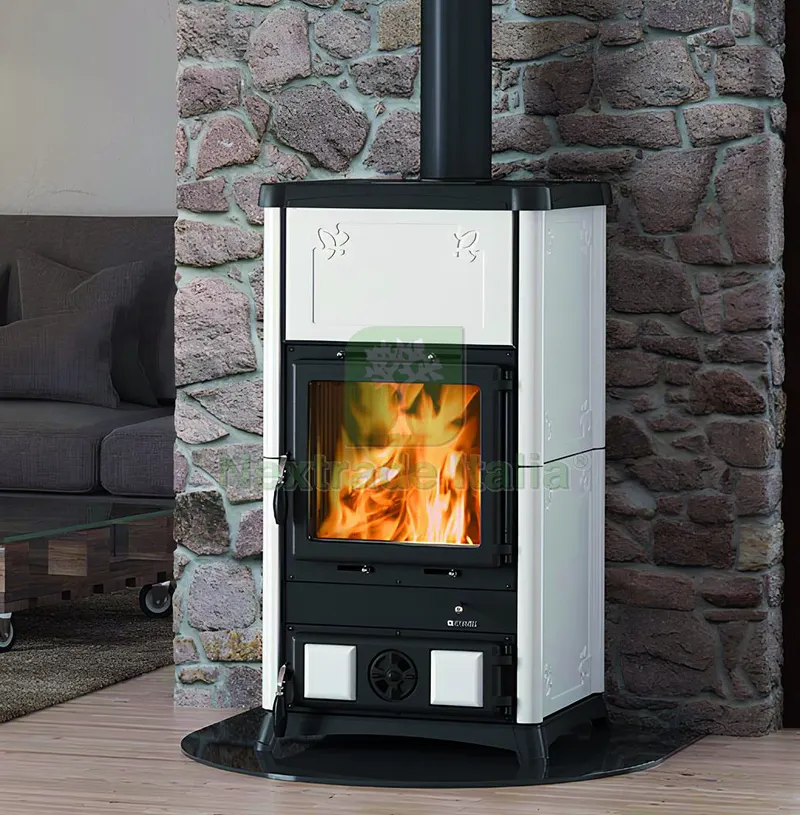 La Nordica STUFA A LEGNA FEDORA Col. Bianco Infinity — Stufe e camini — rif. FERX.VIT56705