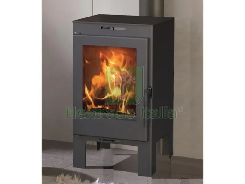 STUFA A LEGNA ALINA col. Antracite — Stufe e camini — rif. FERX.VIT51417 STUFA A LEGNA ALINA col. Antracite — Stufe e camini — rif. FERX.VIT51417
