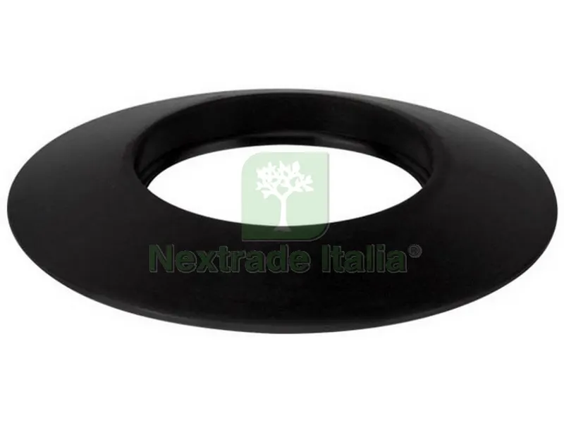 ROSONE IN SILICONE PER STUFA A PELLET Col. Nero Ø cm. 8 — Stufe e camini — rif. FERX.VIT54749 ROSONE IN SILICONE PER STUFA A PELLET Col. Nero Ø cm. 8 — Stufe e camini — rif. FERX.VIT54749